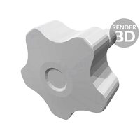 Buton de reglare 40mm,M10,H27mm