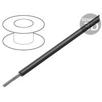 Cablu OLFLEX HEAT 260, litat, 1x26 AWG, PTFE, negru