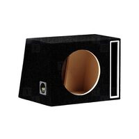 Carcasa MDF difuzor 300mm Basser B1250S Black, 50L, negru, frezare 282mm, 505x410x385mm