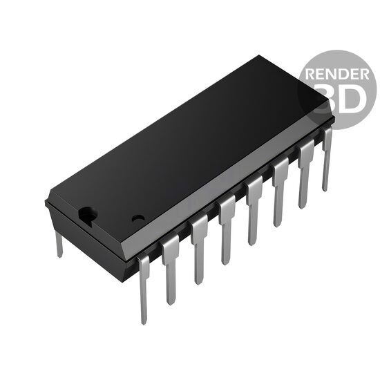 Circuit integrat SN7447AN , BCD 7 segmente, THT, DIP16, 4.75-5.25 VDC