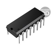 Circuit integrat TI SN74LS153N , linii 4-1, multiplexor, selector de date