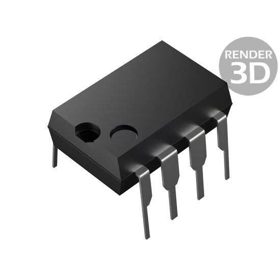 Circuit integrat VIPER12ADIP-E: driver, buck, buck-boost, flyback, 730V 0.4A, DIP8