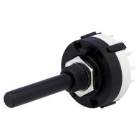 Comutator rotativ, 12 pozitii, 0.3A / 125VAC, 1A / 30VDC