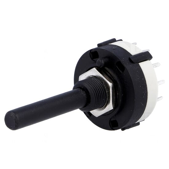 Comutator rotativ, 12 pozitii, 0.3A / 125VAC, 1A / 30VDC