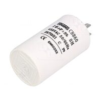 Condensator motor 16uF/450VAC, cu papuci