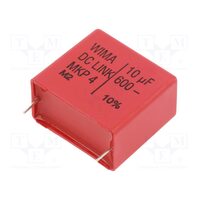 Condensator polipropilena 10uF/600V ESR MKP, rosii