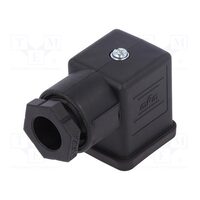 Conector cu valva mufa format A 18mm mama 4 pini pe cablu
