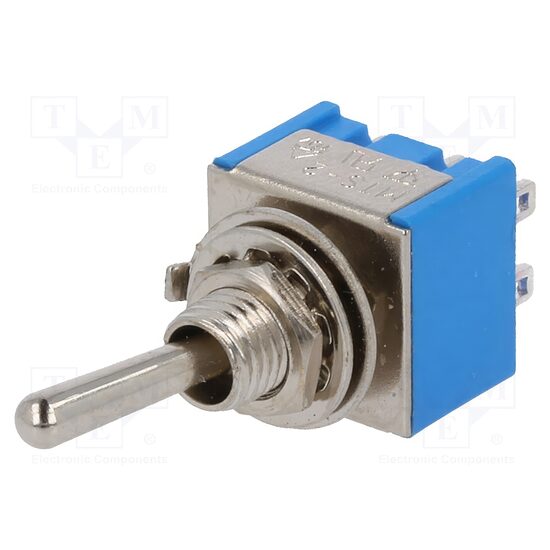 Intrerupator basculant, 3 pozitii (ON)-OFF-(ON), 3A