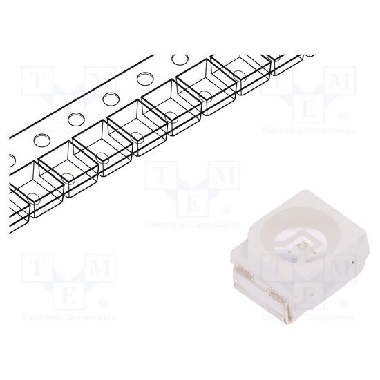 Led SMD 3528 PLCC2 albastru 350-500mcd