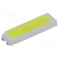 Led SMD, 7020 ,alb rece, 5500-7000l, 75mA