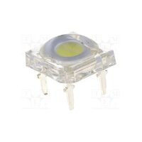 LED Super Flux OSW44LZ5D1P, 7.62 x 7.62mm, alb rece, 30mA
