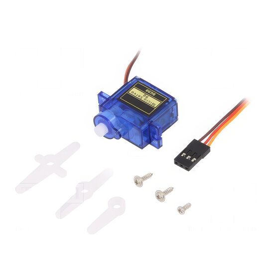 Motor servomecanism 4.8-6V, 23x12.2x29 mm