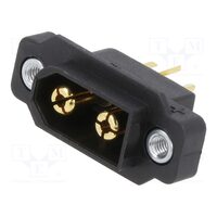 Mufa alimentare DC XT60 tata de panou, 2 pini, 500V 30A