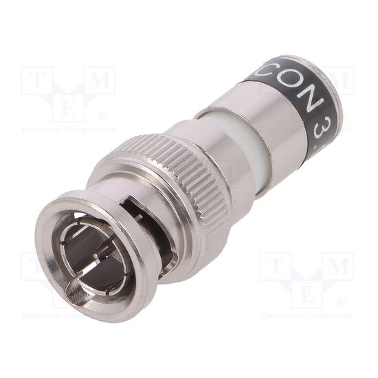 Mufa BNC tata compresie Cabelcon, 75R, RG59, IP68