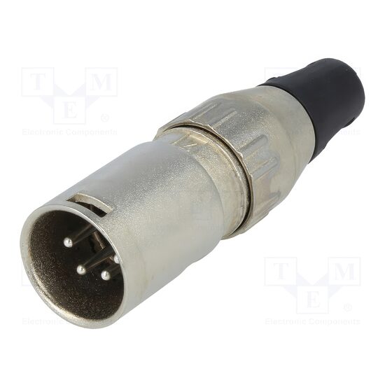 Mufa XLR tata Deltron 701-0400, 4 pini