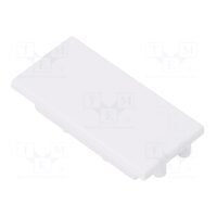 Obturator pt.LED profile; alba; ABS; Nr.buc: 2; VARIO30-04