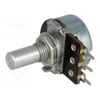Potentiometru axial singura tura 470k 200mW THT