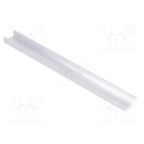 Profil aluminiu banda LED TOP-BEGTON12, natural, 2m
