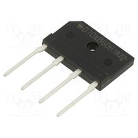 Punte redresoare: monofazat; Urmax: 600V; If: 10A; Ifsm: 170A; plata