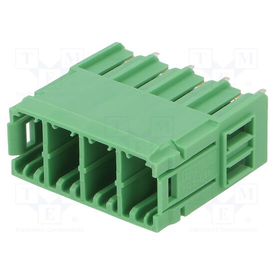 Regleta de conexiuni deconectabila 7.62mm 4 piste tata 1720592