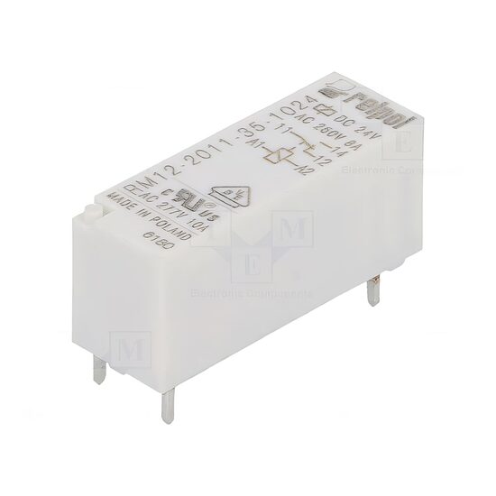 Releu electromagnetic RM12-2011-35-1024: SPDT, Ubobina 24VDC 8A