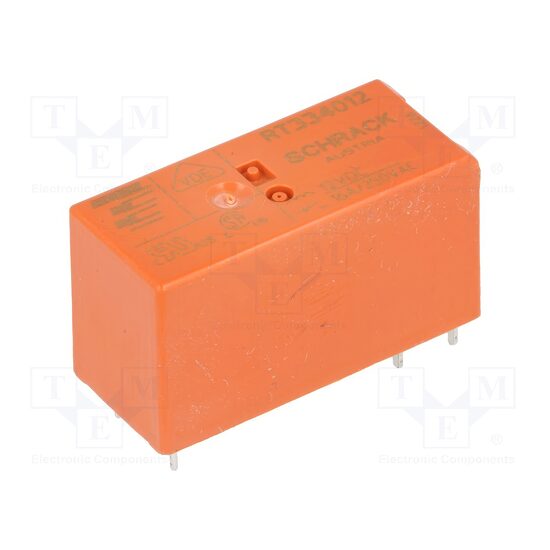 Releu electromagnetic SPST-NO 12VDC 16A/250V