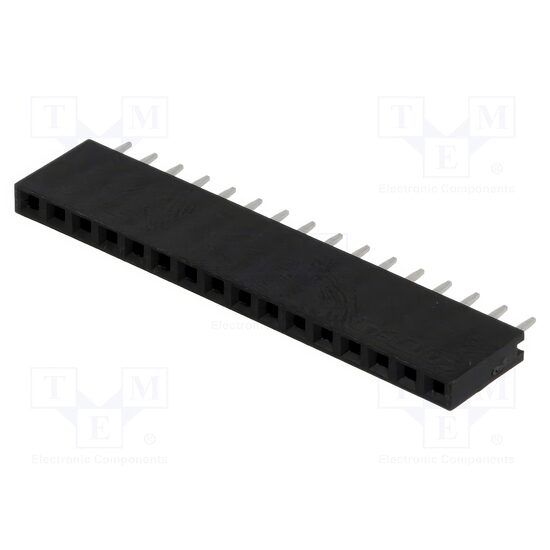 Sir 16 pini mama 2.54mm drepti