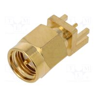 Soclu mufa SMA tata drept, SMT, PCB, aurit