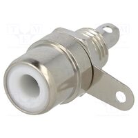 Soclu RCA mama KEYS598, lipire, drept, alb