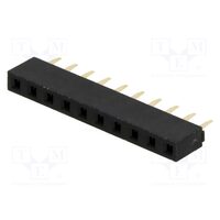 Soclu sir pini mama 10 pini drept 2.54mm