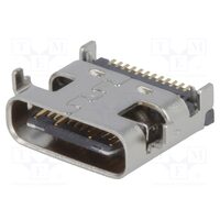 Soclu USB C, SMT, unghi 90, USB 3.1