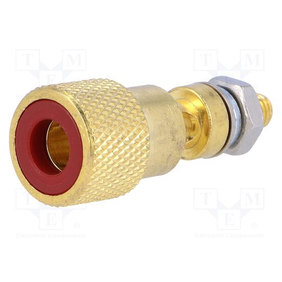 Terminal pt difuzoare CL2160R, 4mm, rosu