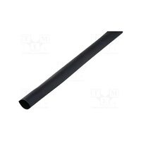 Tub termocontractibil CB-HFT 8mm 4:1, negru