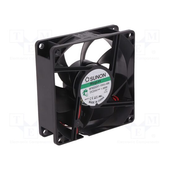 Ventilator DC 80x80x25mm, 69.29m3/h 33dBA
