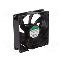 Ventilator DC axial 12VDC 92x92x25mm 87.04m3/h 334dBA 24AWG