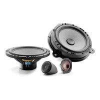 Difuzoare auto Focal Renault IS RNS 165, sistem component, 2 cai, 16.5 cm, dedicate Renault, Nissan, Dacia