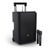 Boxa portabila cu acumulator LD System ANNY 10 HHD 2 B8 cu 2 microfoane wireless