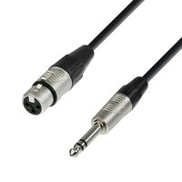 Cablu audio balansat 1.5M Adam Hall 4 Star BFV 0150 XLR-Mama>TRS jack 6.3 stereo tata