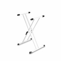 Stativ de clapa Gravity KSX 2 W, dublu X, alb