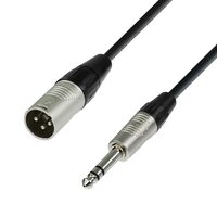 Cablu audio balansat 10M Adam Hall 4 STAR BMV 1000, XLR-Tata>TRS jack 6.3 stereo tata