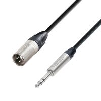 Cablu audio balansat 3M Adam Hall 5 STAR BMV 1000, XLR-Tata>TRS jack 6.3 stereo tata