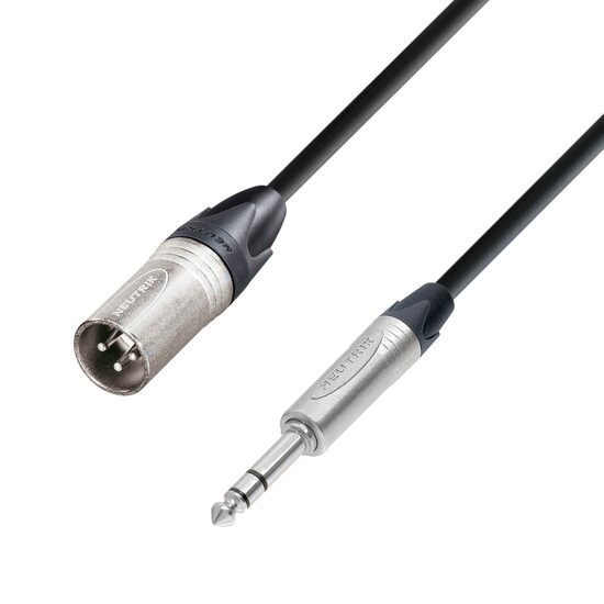 Cablu audio balansat 3M Adam Hall 5 STAR BMV 1000, XLR-Tata>TRS jack 6.3 stereo tata