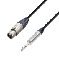 Cablu audio balansat 5M Adam Hall 5 Star BFV 0500 XLR-Mama>TRS jack 6.3 stereo tata