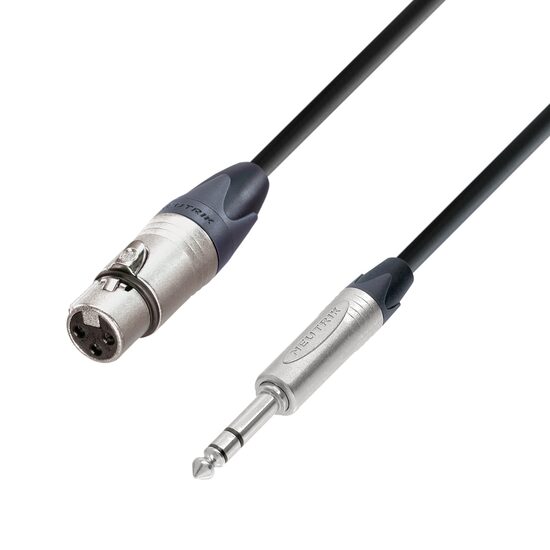 Cablu audio balansat 5M Adam Hall 5 Star BFV 0500 XLR-Mama>TRS jack 6.3 stereo tata
