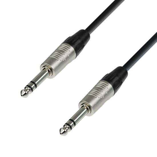 Cablu audio balansat 9M Adam Hall 4 Star BVV 0900, TRS>TRS jack 6.3 stereo tata-tata