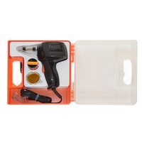 Set pistol de lipit Nuba ETP 3 S, 100W, fixare varf cu surub, incl. case, sacaz si cositor