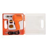 Set pistol de lipit Nuba ETP 4 S, 75W, fixare varf cu surub, incl. case, sacaz si cositor