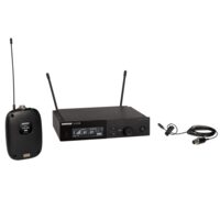 Sistem fara fir cu lavaliera Shure SLXD14E , bodypack, microfon DL4B omnidirectional, IP57
