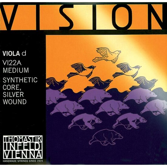 Coarda viola Re (D) 4/4 Thomastik-Infeld Vision VI22A, 637.838, mediu