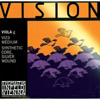 Coarda viola Sol (G) 4/4 Thomastik-Infeld Vision VI23, 637.844, infasurare argint, mediu